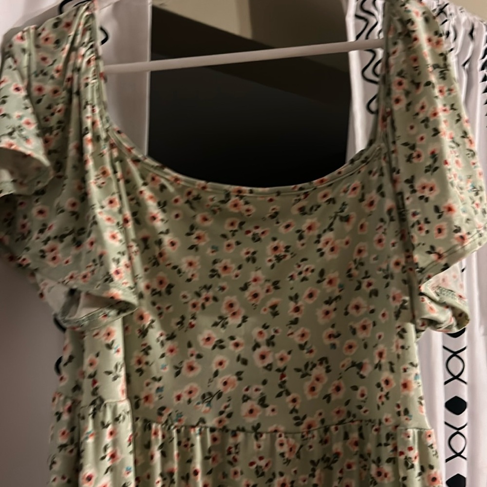 floral light green maxi dress by haptics (holly harper)